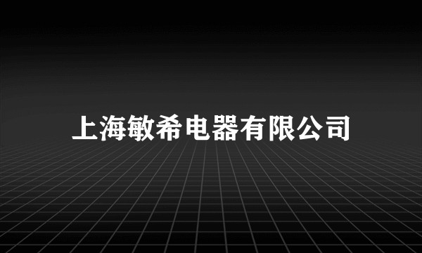 上海敏希电器有限公司