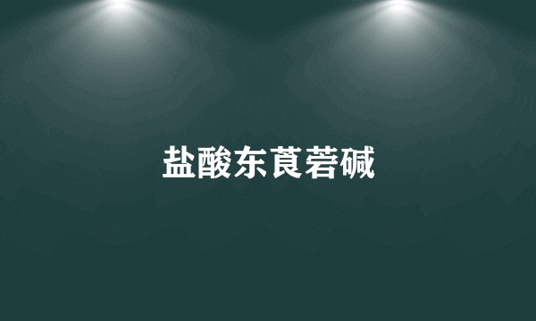 盐酸东莨菪碱