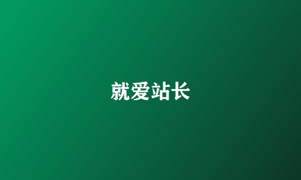 就爱站长