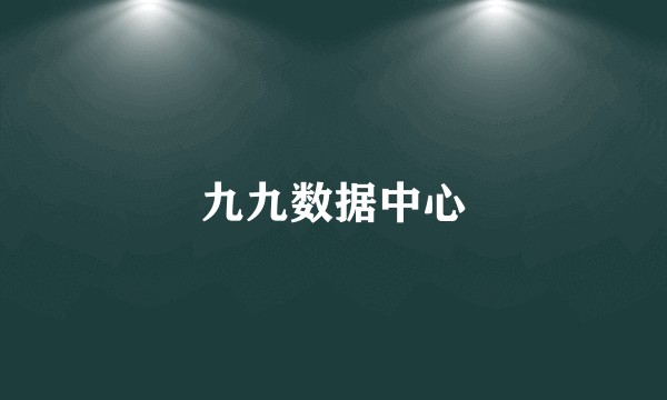 九九数据中心