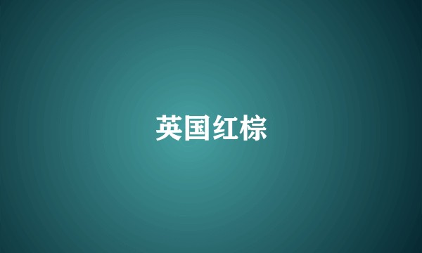 英国红棕