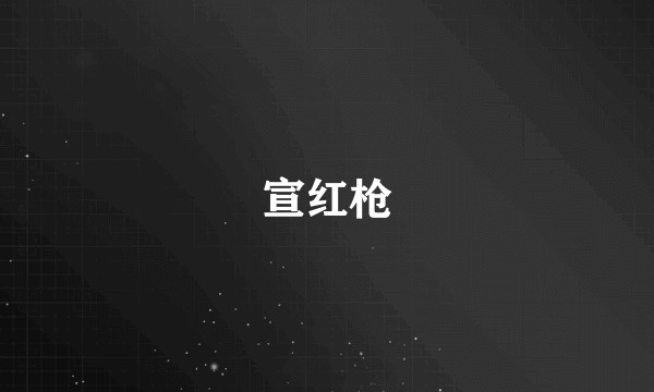 宣红枪
