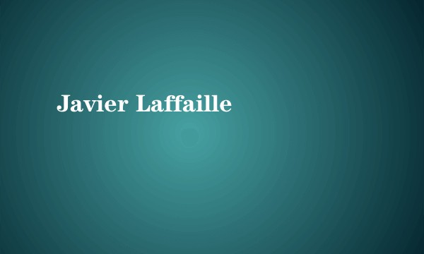 Javier Laffaille