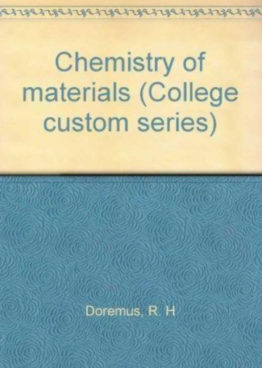 CHEMISTRY OF MATERIALS