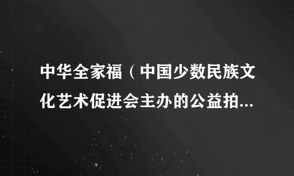 中华全家福(中国少数民族文化艺术促进会主办的公益拍摄活动)