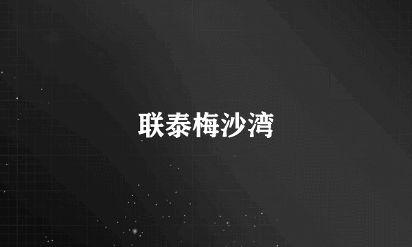联泰梅沙湾