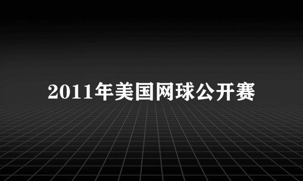 2011年美国网球公开赛