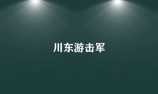 川东游击军