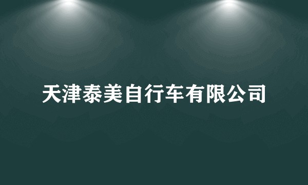 天津泰美自行车有限公司