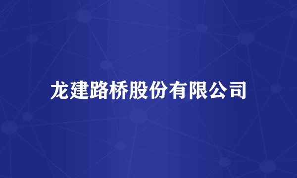 龙建路桥股份有限公司