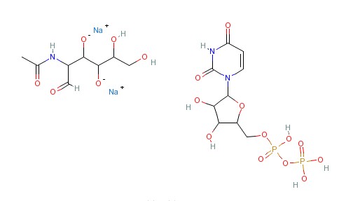 尿嘧啶核苷-5′-二磷酸-N-乙酰氨基半乳糖二钠盐