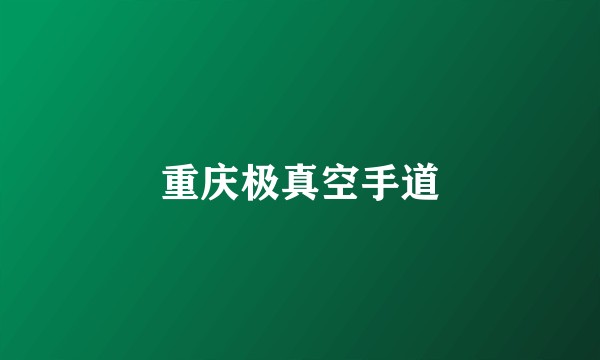 重庆极真空手道