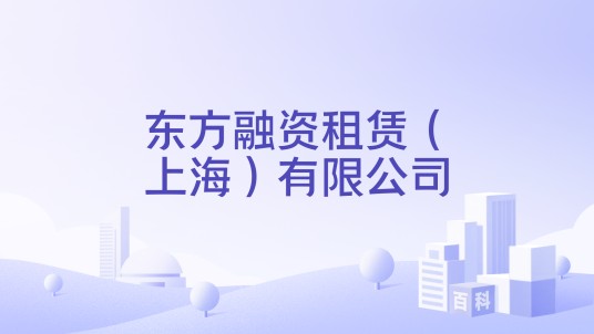 东方融资租赁（上海）有限公司