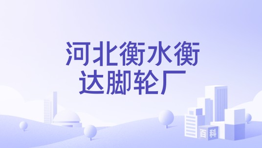 河北衡水衡达脚轮厂
