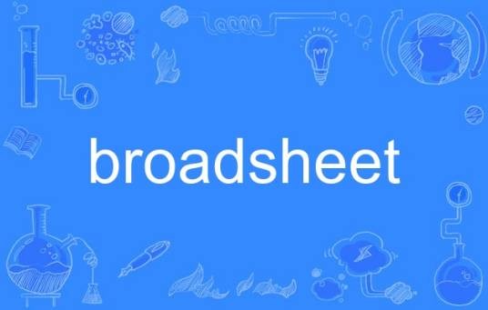 broadsheet