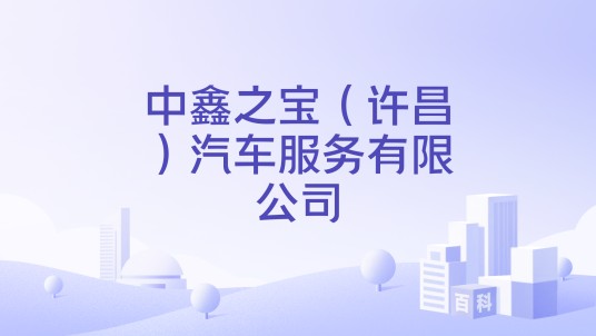 中鑫之宝（许昌）汽车服务有限公司