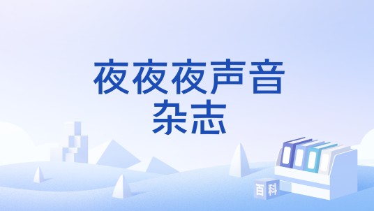 夜夜夜声音杂志