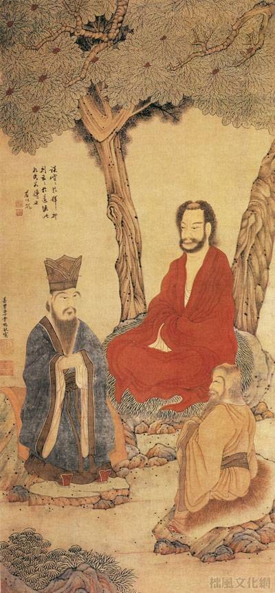 三教图（明代画家丁云鹏的作品）