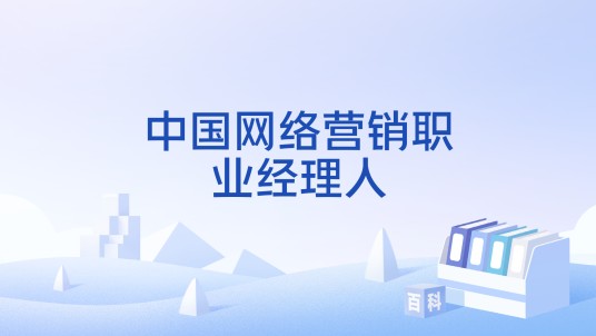 中国网络营销职业经理人