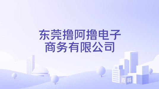 东莞撸阿撸电子商务有限公司