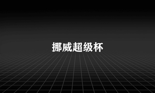 挪威超级杯