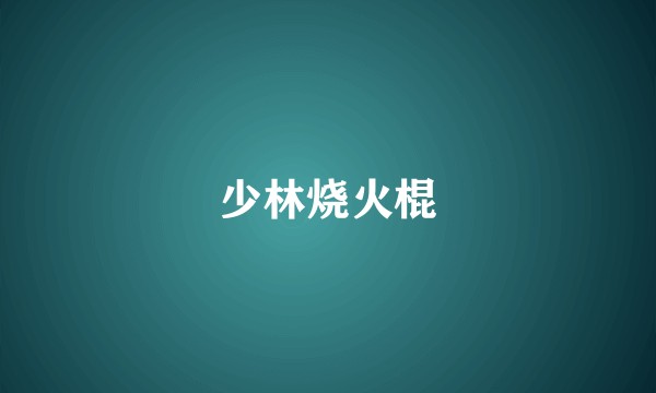 少林烧火棍