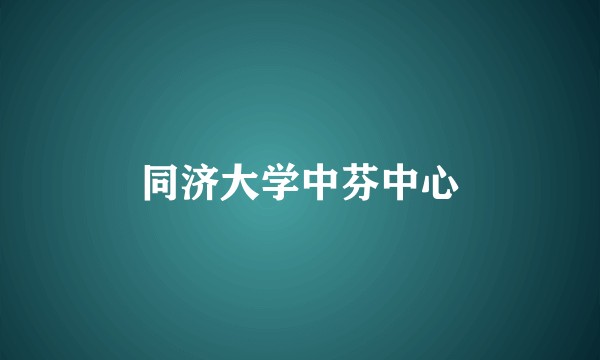 同济大学中芬中心