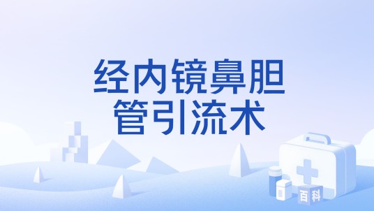 经内镜鼻胆管引流术