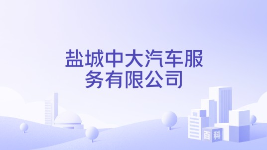 盐城中大汽车服务有限公司