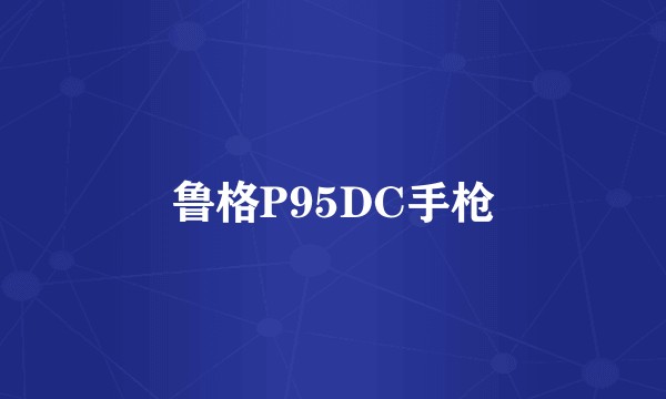 鲁格P95DC手枪