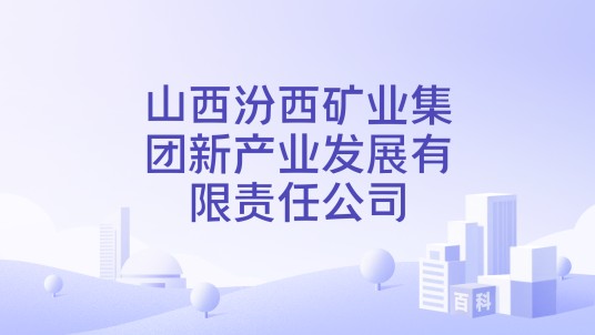山西汾西矿业集团新产业发展有限责任公司