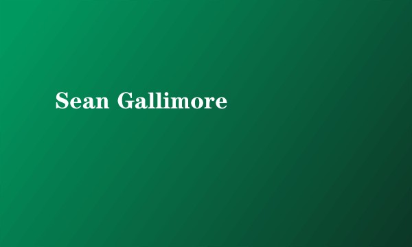Sean Gallimore