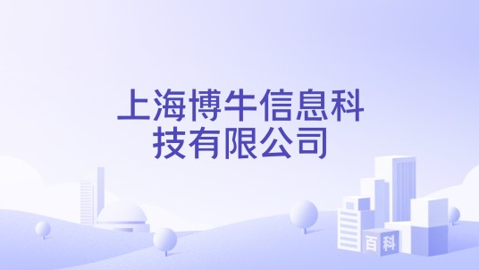 上海博牛信息科技有限公司