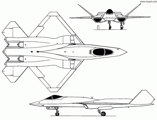 美国战斗机F-1——YF-23