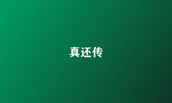 真还传