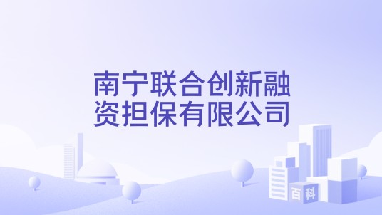 南宁联合创新融资担保有限公司