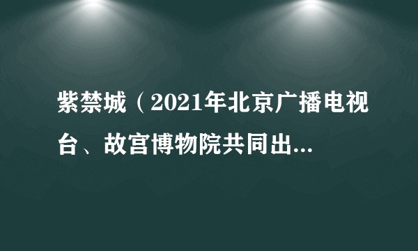 紫禁城（2021年北京广播电视台、故宫博物院共同出品的纪录片）