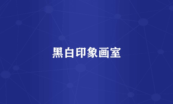 黑白印象画室