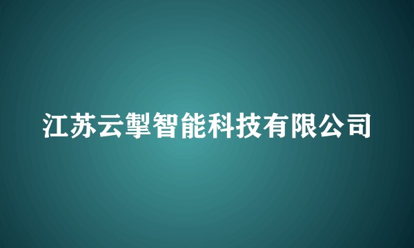 江苏云掣智能科技有限公司