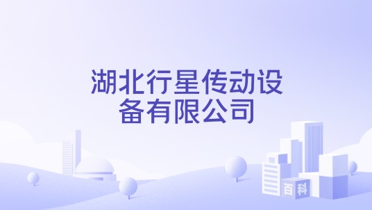 湖北行星传动设备有限公司