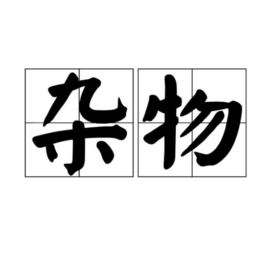 杂物