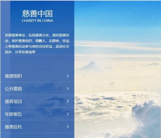 全国慈善信息公开平台