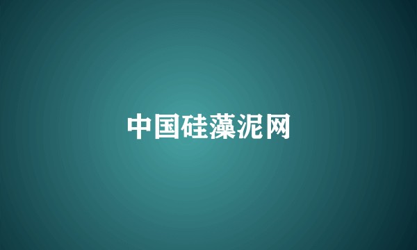 中国硅藻泥网