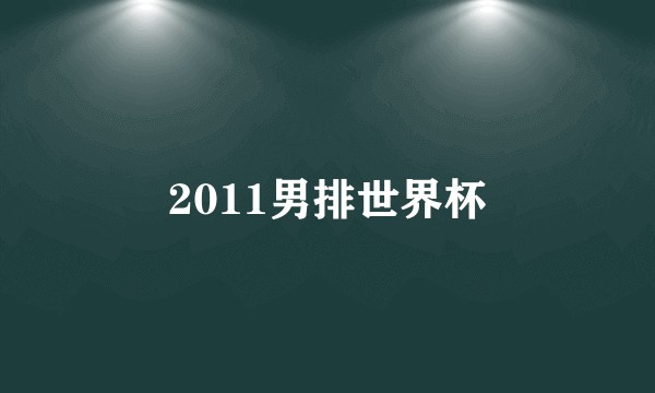 2011男排世界杯