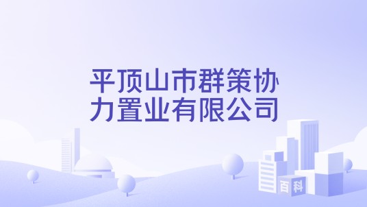 平顶山市群策协力置业有限公司
