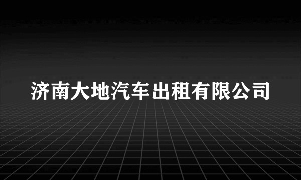 济南大地汽车出租有限公司