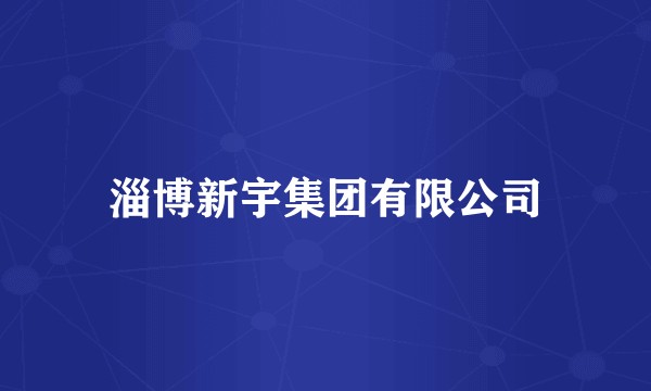 淄博新宇集团有限公司