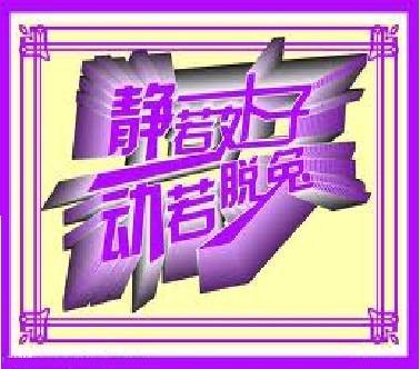静若处子，动若脱兔