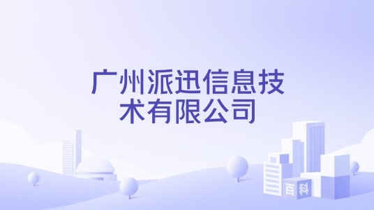 广州派迅信息技术有限公司