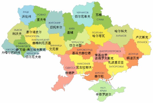 乌克兰行政区划